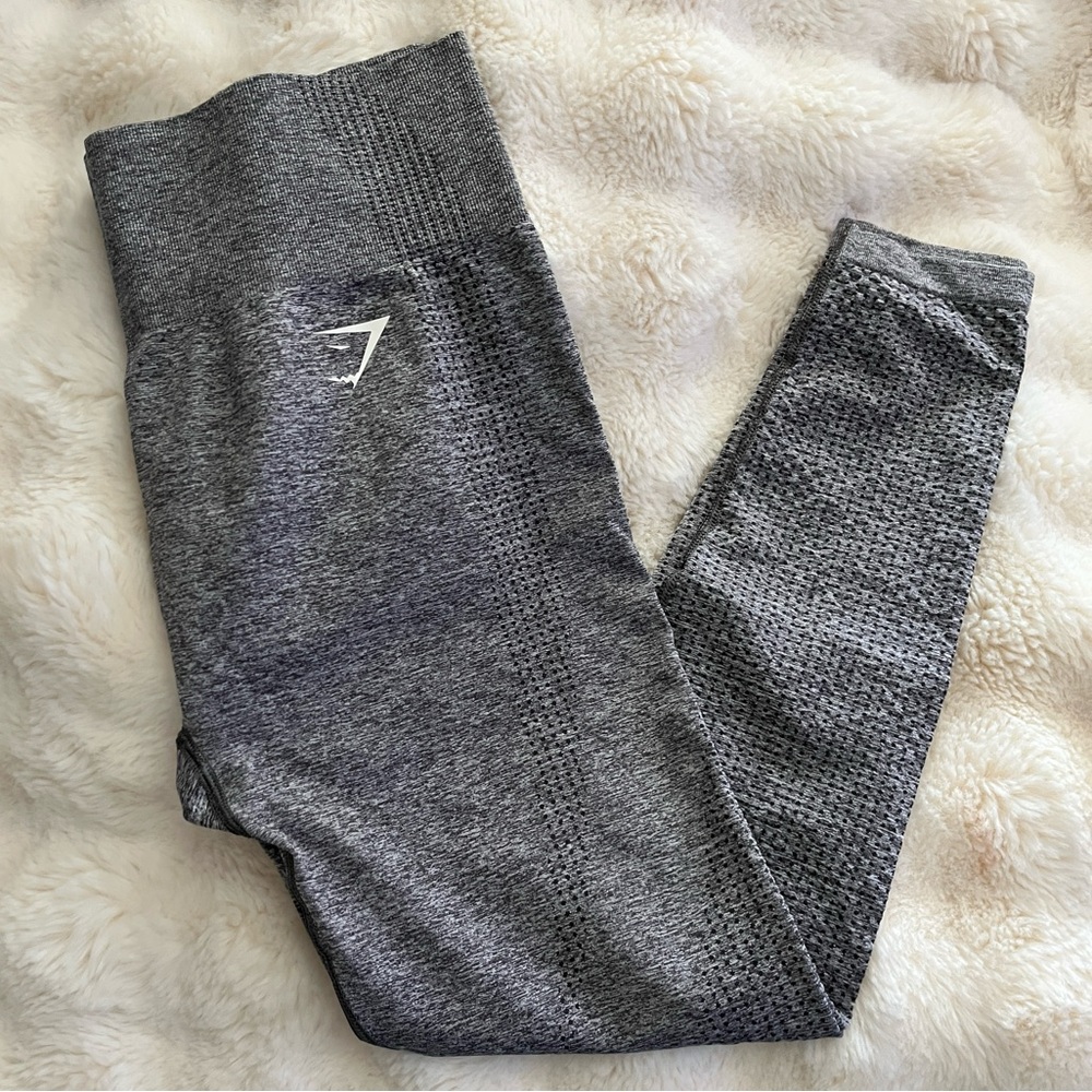Gymshark Vital Seamless Leggings - Smokey Grey Marl size Large